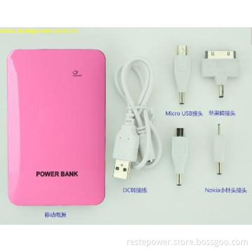 8000mAh ultrathin touch indicate power bank for iphone4/5
